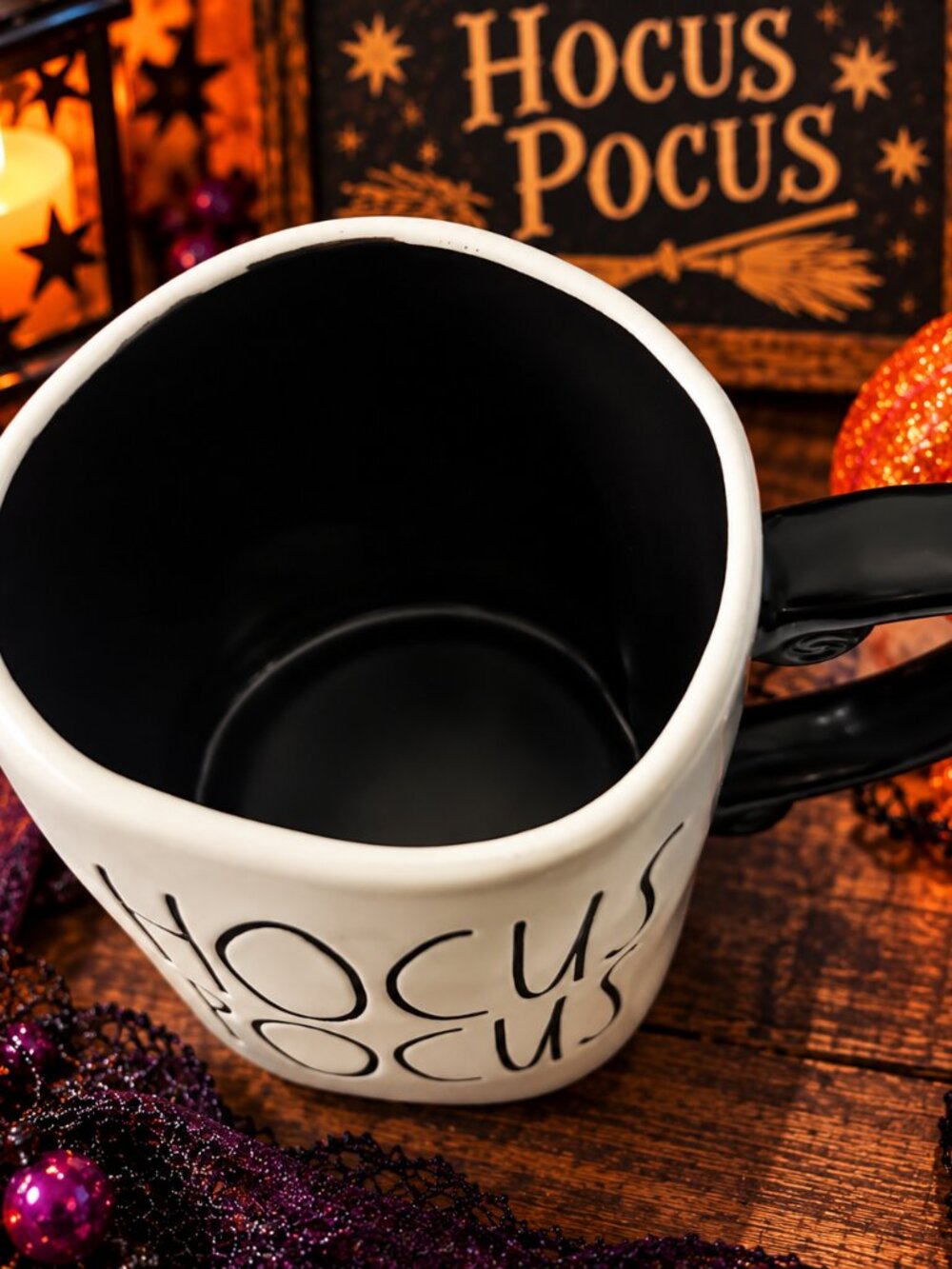 RAE DUNN Hocus Pocus Halloween Collection Mug Witch Decor by Artisan Magenta NEW - Picture 9 of 9